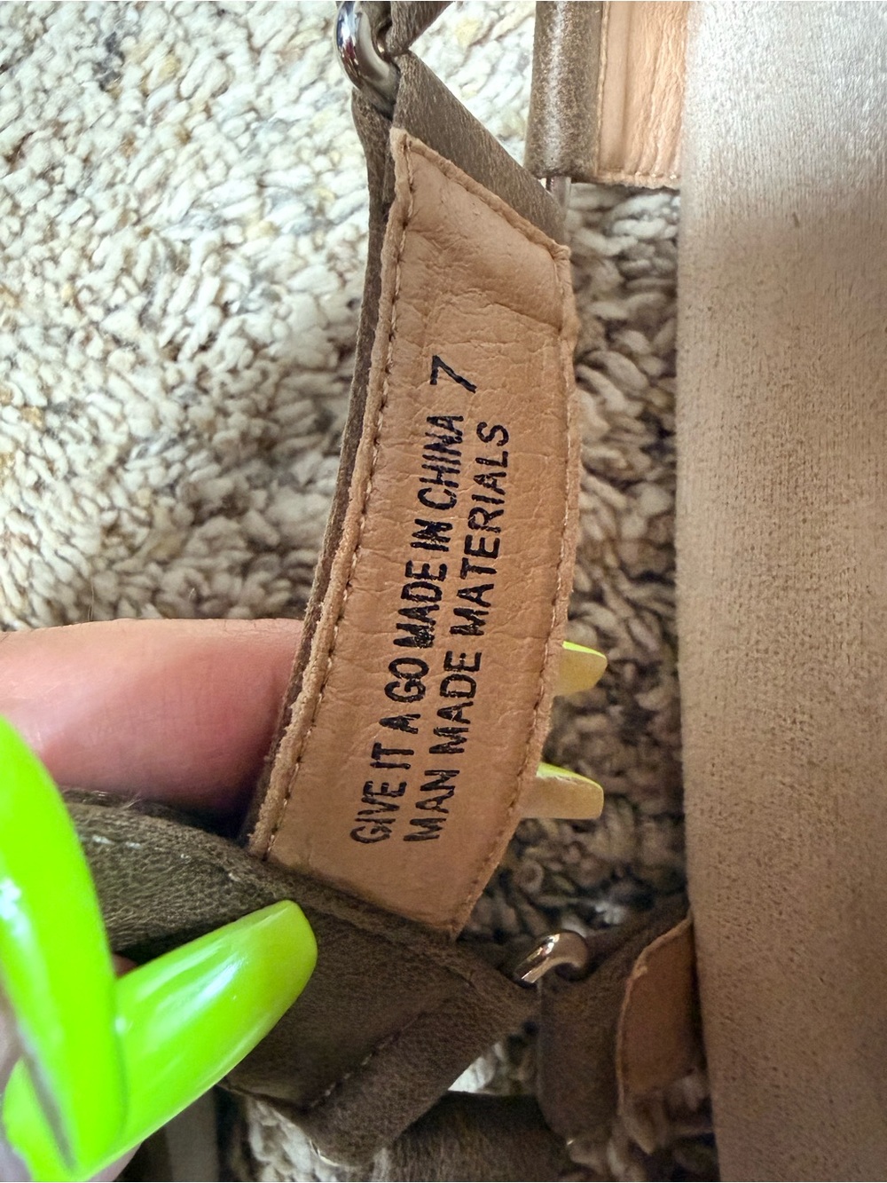 Women’s Corkys Brown Suede Adjustable Strap Sandals - Picture 6 of 6
